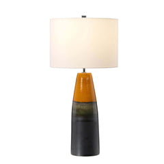 Lampe à poser Burnt Oak crème, céramique