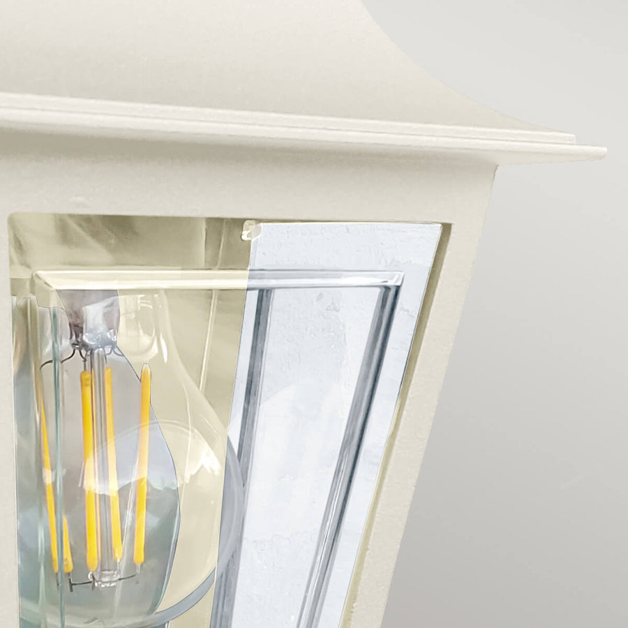Applique extérieure Deco Lane crème, verre