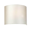 Applique murale Cooper chromée et crème, L 29 cm