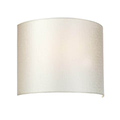 Applique murale Cooper chromée et crème, L 29 cm