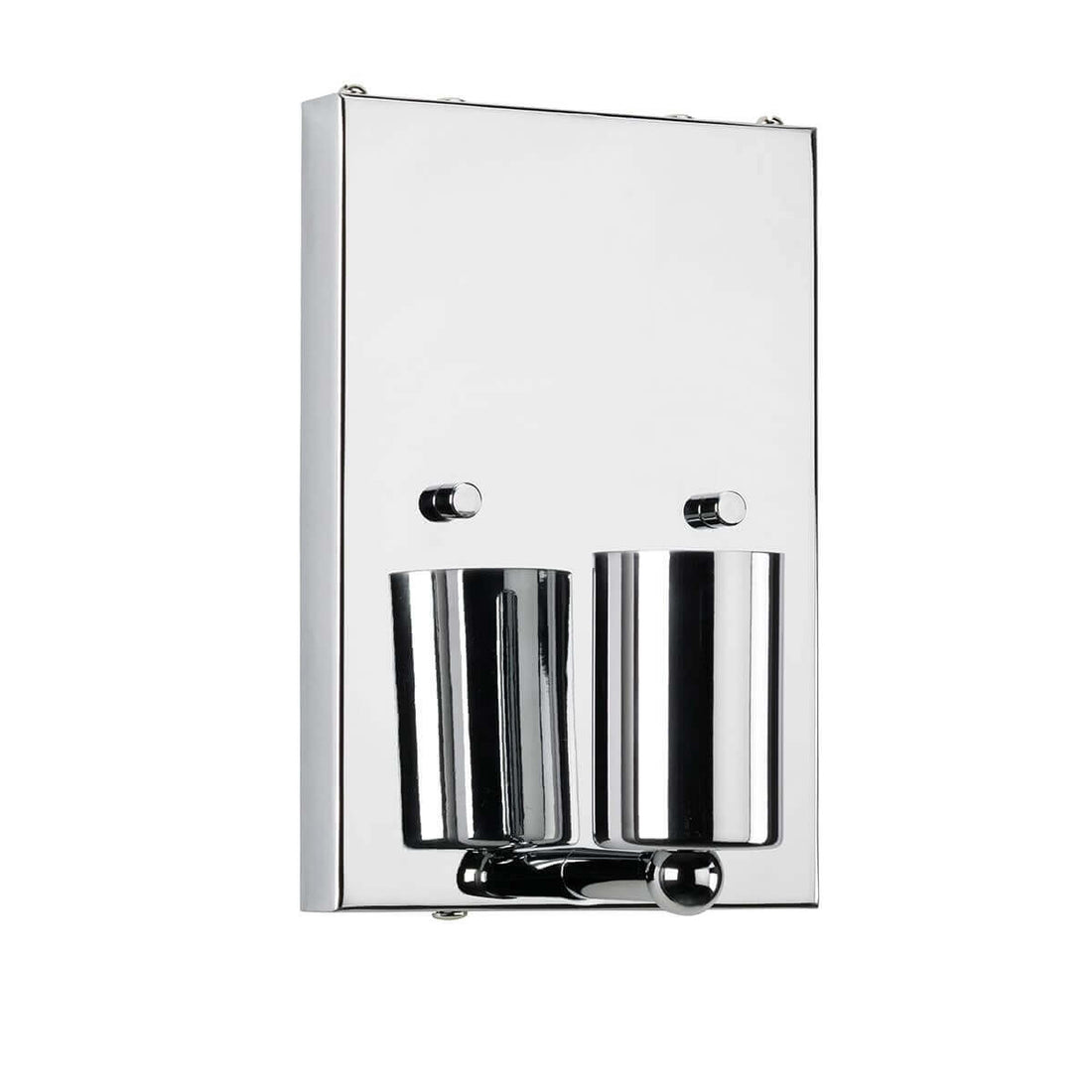 Applique murale Cooper chromée et crème, L 29 cm