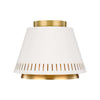 Plafonnier Carter blanc mat, Ø 28,1 cm