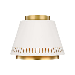 Plafonnier Carter blanc mat, Ø 28,1 cm