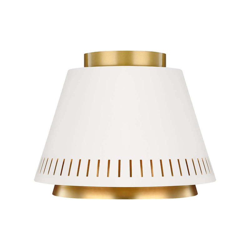 Plafonnier Carter blanc mat, Ø 28,1 cm
