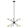Lustre Jax 10 lumières noir