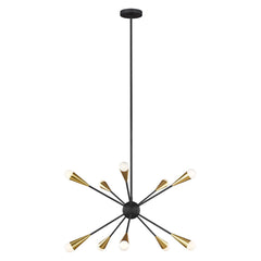 Lustre Jax 10 lumières noir