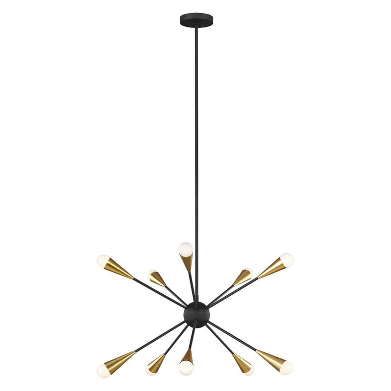 Lustre Jax 10 lumières noir