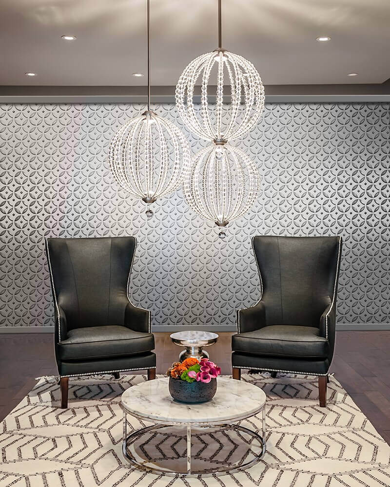 Suspension luminaire | Oberlin Nickel