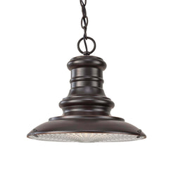 Suspension extérieure Redding Station bronze, verre