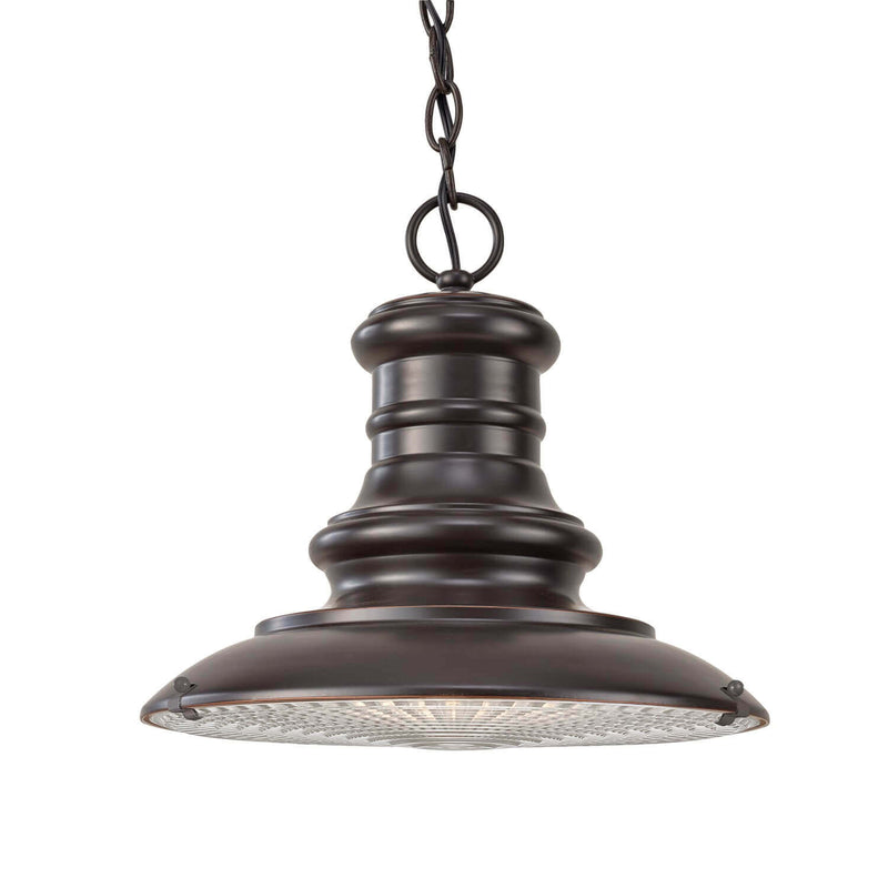 Suspension extérieure Redding Station bronze, verre