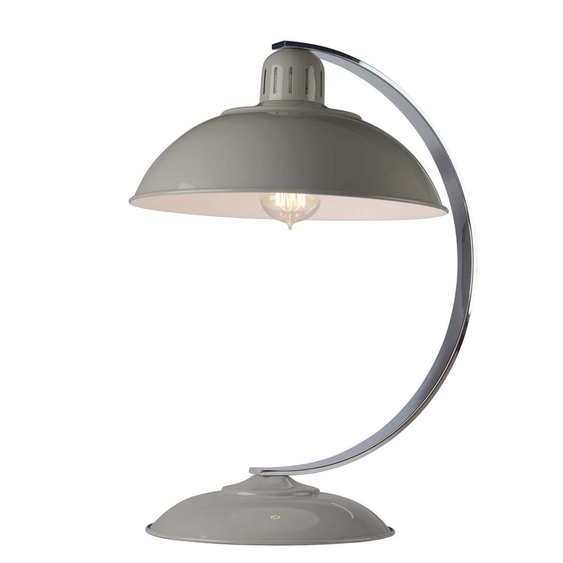 Lampe à poser Franklin grise