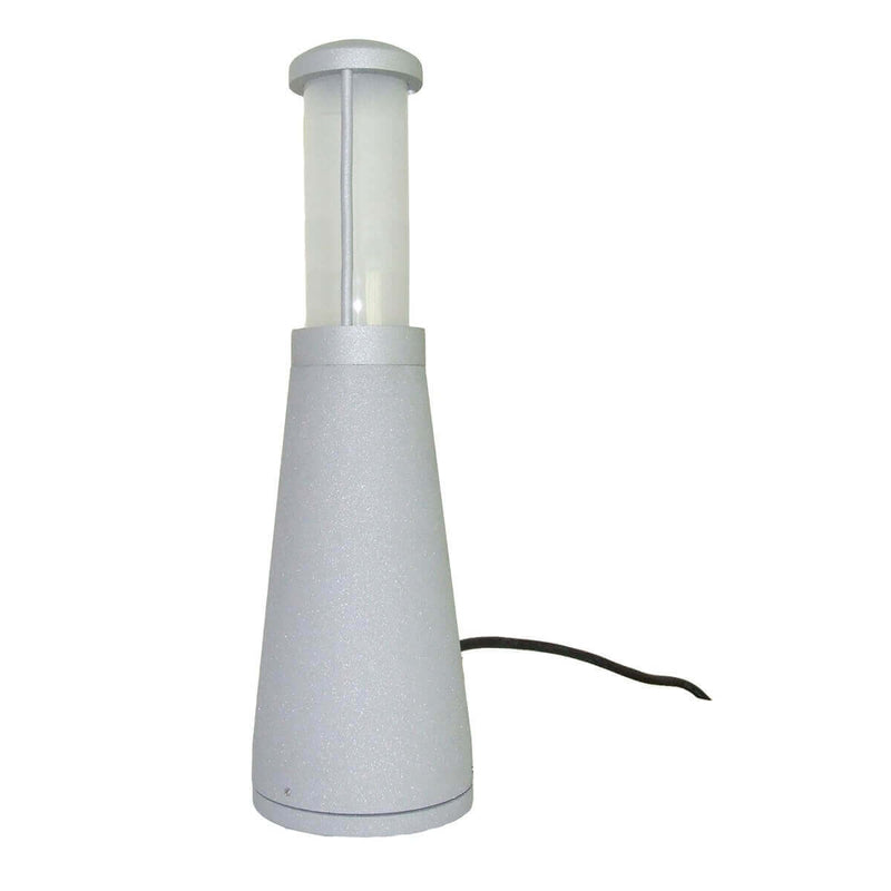 Lampadaire extérieur Beta argenté, H 37 cm (GZ-BETA7)