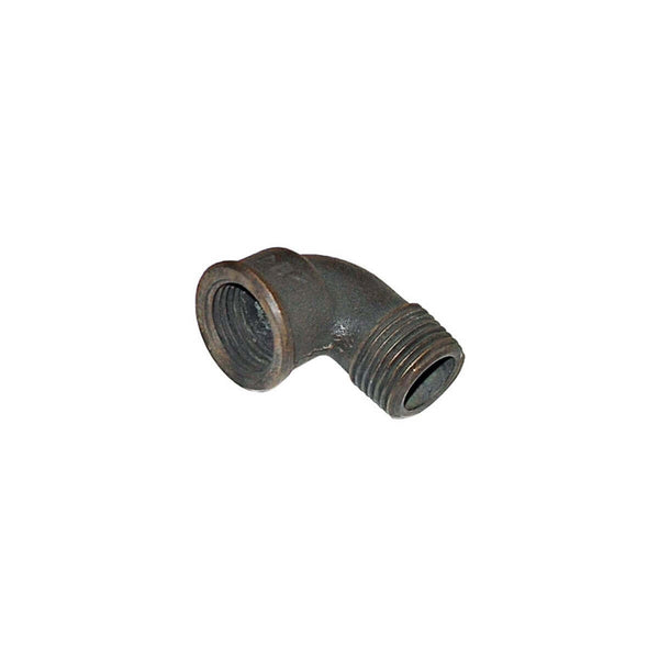 Lampadaire extérieur bronze, H 7 cm