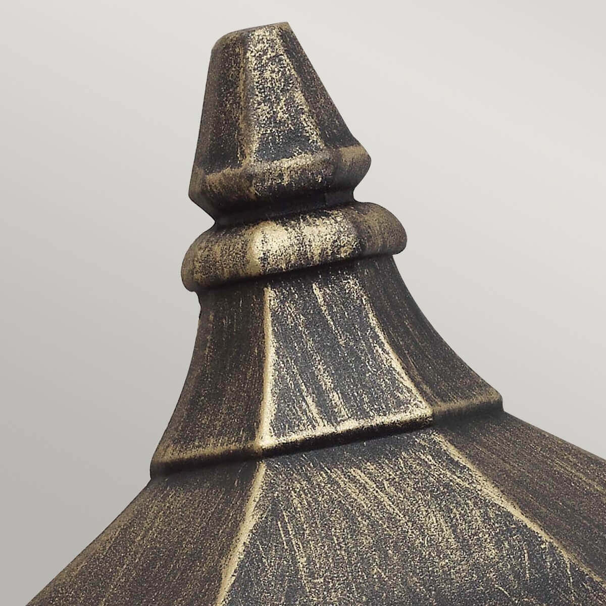 Applique extérieure Cricklade noire et dorée