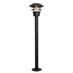Lampadaire extérieur Helsingor noir, H 100 cm
