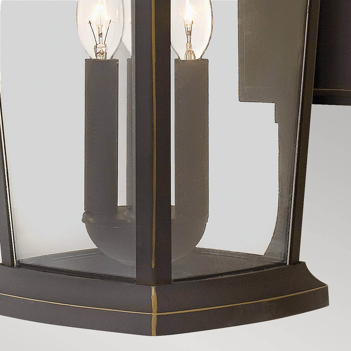 Applique extérieure Bromley 3 lumières bronze