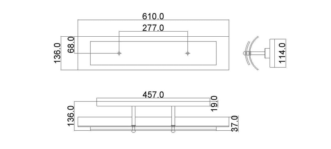 Luminaire extérieur | Duet Chromée