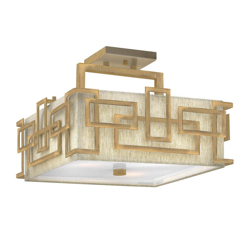 Plafonnier Lanza 3 lumières bronze