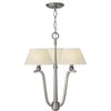 Lustre Whitney (hk) 3 lumières nickel satiné