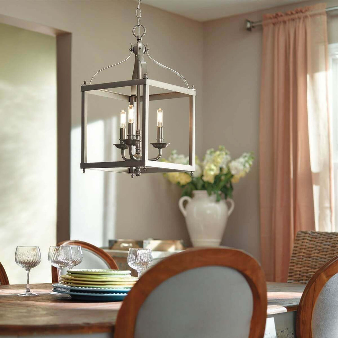 Suspension luminaire | Larkin Nickel