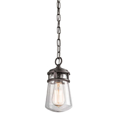 Suspension extérieure Lyndon bronze, verre
