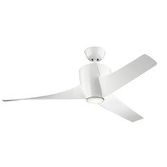 Ventilateur de plafond lumineux Phree blanc