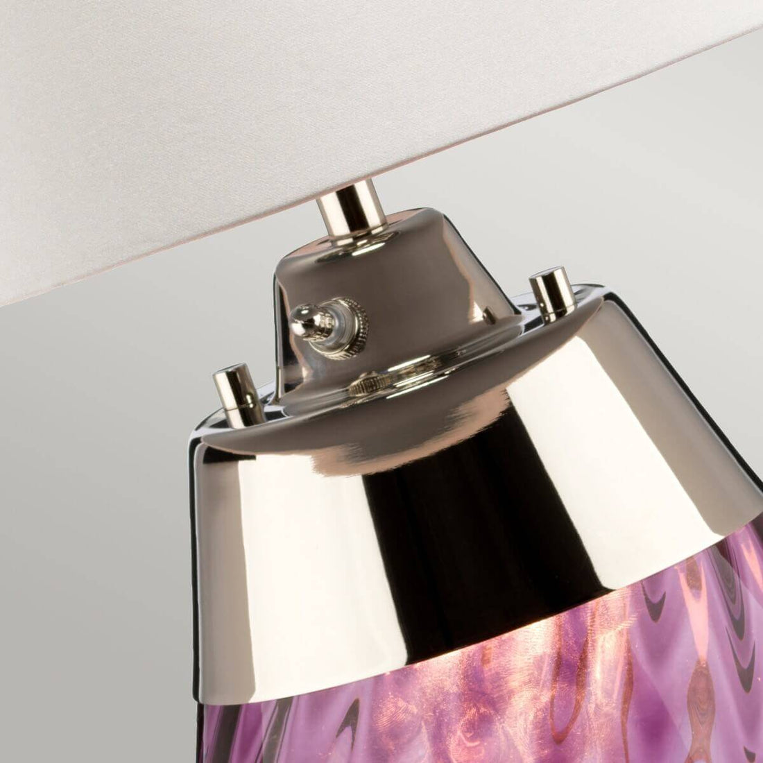 Lampe de chevet | Lena Grise H 60,5 cm