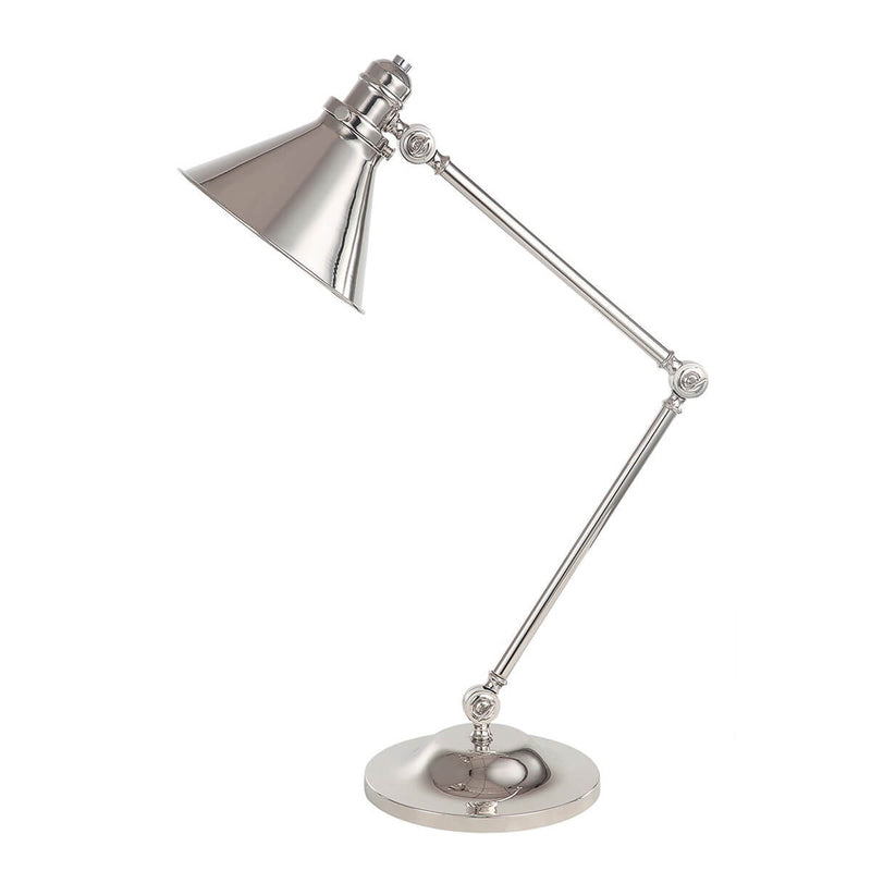Lampe de chevet | Provence Nickel H 66 cm