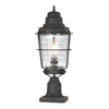Lampadaire extérieur Chance Harbor transparent, verre