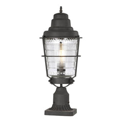 Lampadaire extérieur Chance Harbor transparent, verre