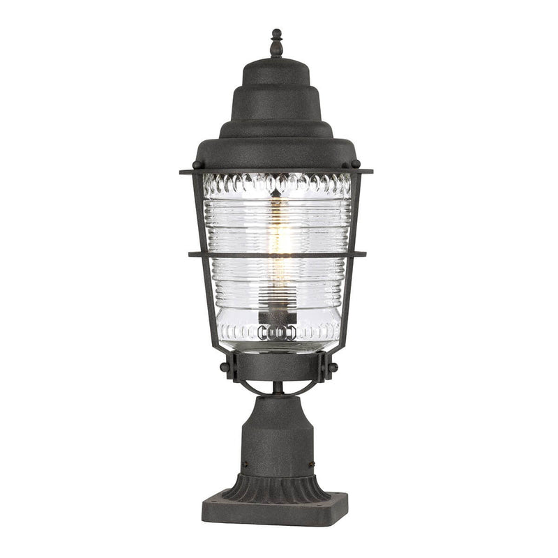 Lampadaire extérieur Chance Harbor transparent, verre