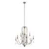 Lustre Karlee 9 lumières, cristal