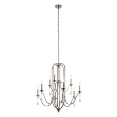 Lustre Karlee 9 lumières, cristal