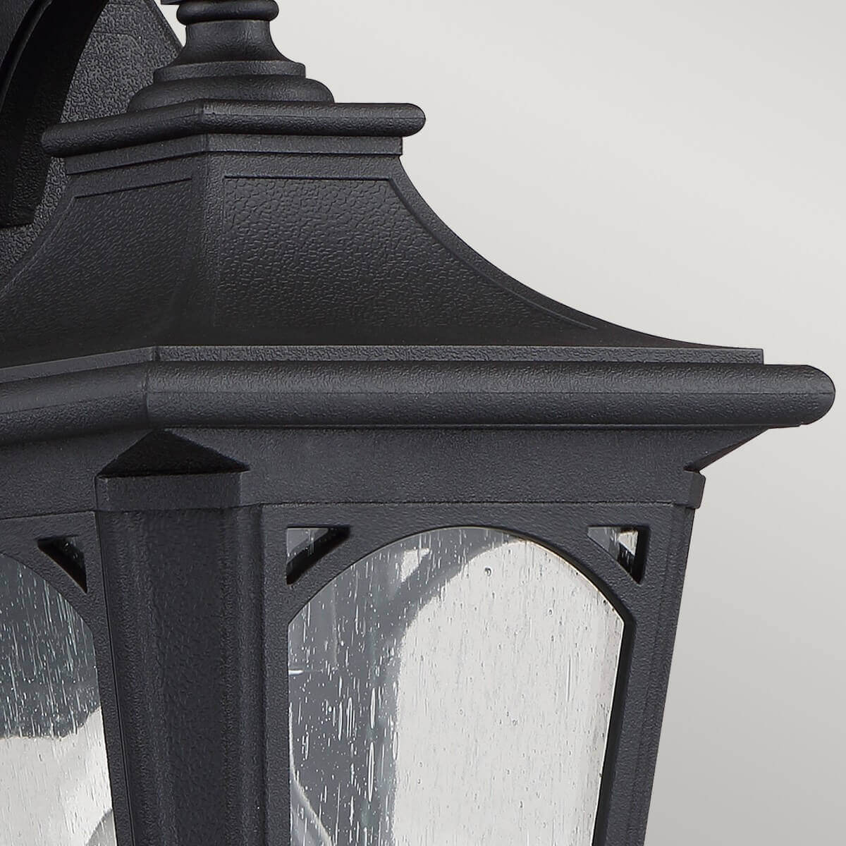 Applique extérieure Bedford noire, H 32,2 cm
