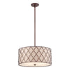 Suspension luminaire | Brown Lattice