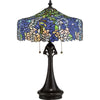 Lampe à poser Coba Light 3 lumières bronze, verre