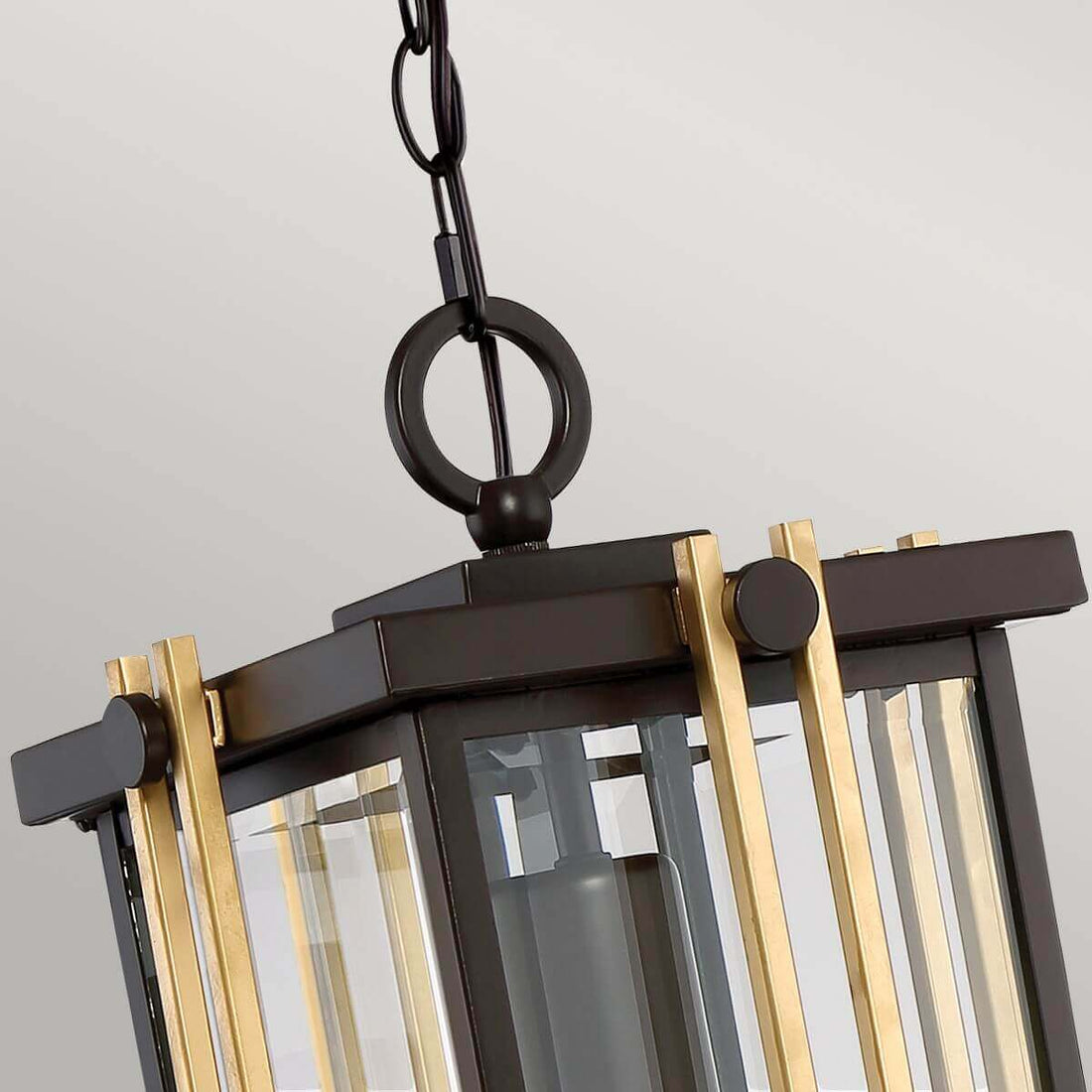 Suspension extérieure Westliche bronze, verre