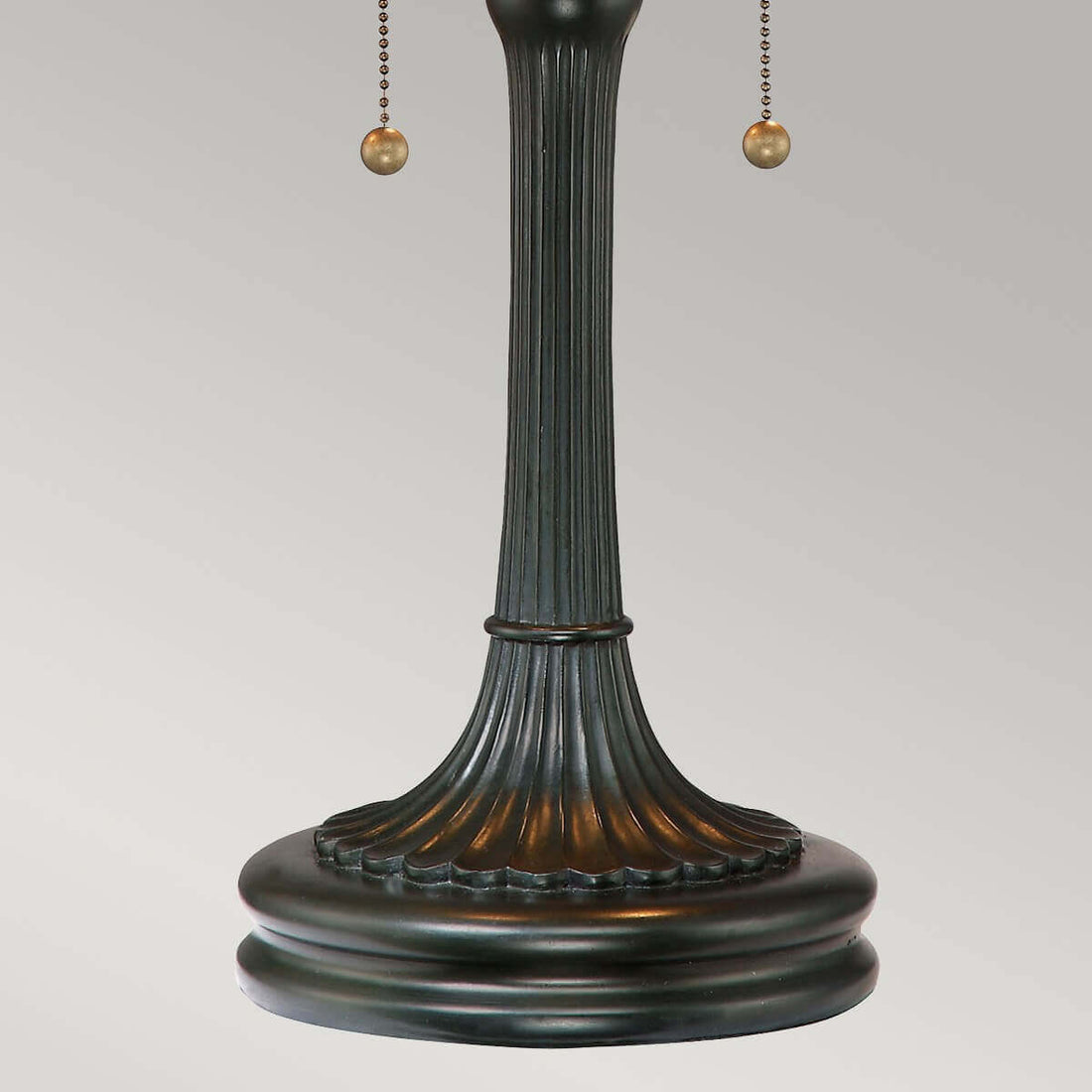 Lampe à poser Kami 2 lumières bronze, verre