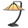 Lampe à poser Pomeroy bronze, verre