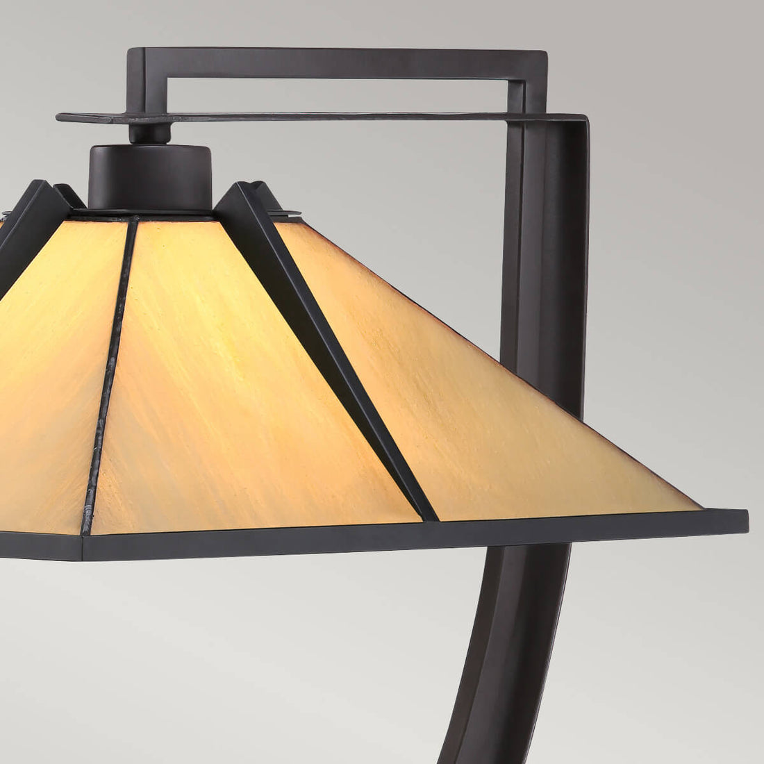 Lampe à poser Pomeroy bronze, verre