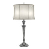 Lampe à poser Syracuse nickel, lin