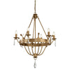 Lustre Windsor 6 lumières doré