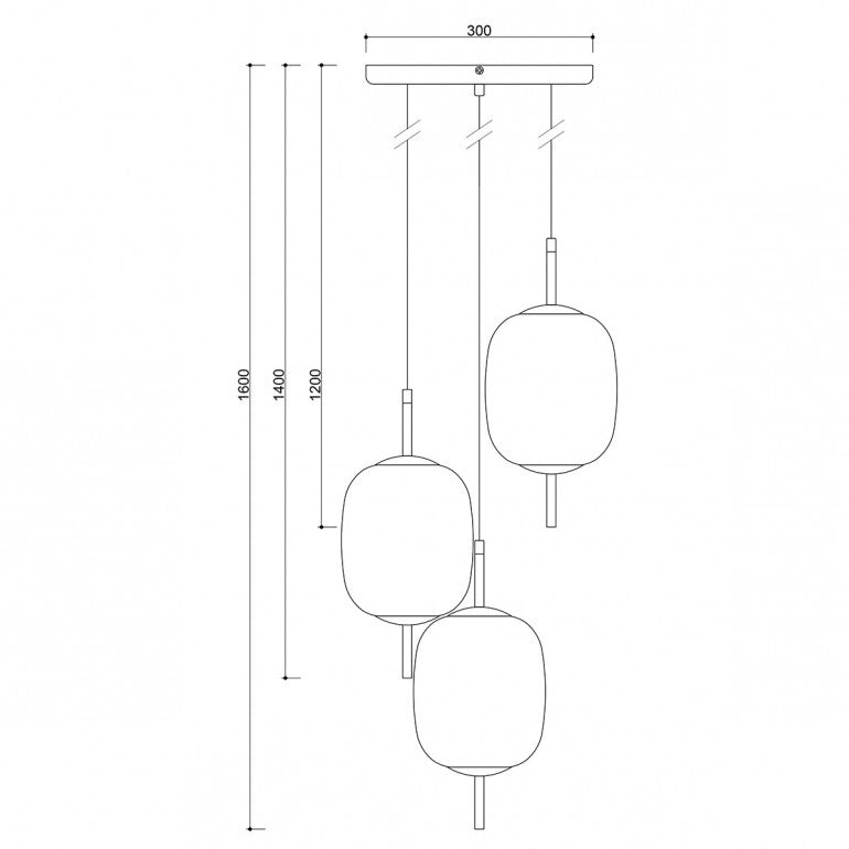 EPLI mini 3P pendant light