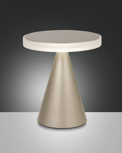 Lampe à poser Neutra dorée, Ø 24 cm