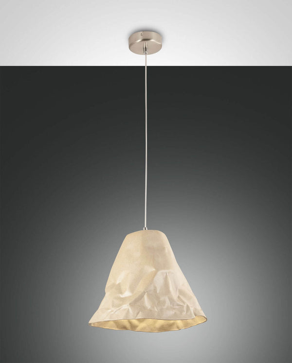 Suspension luminaire | Crumple Blanche