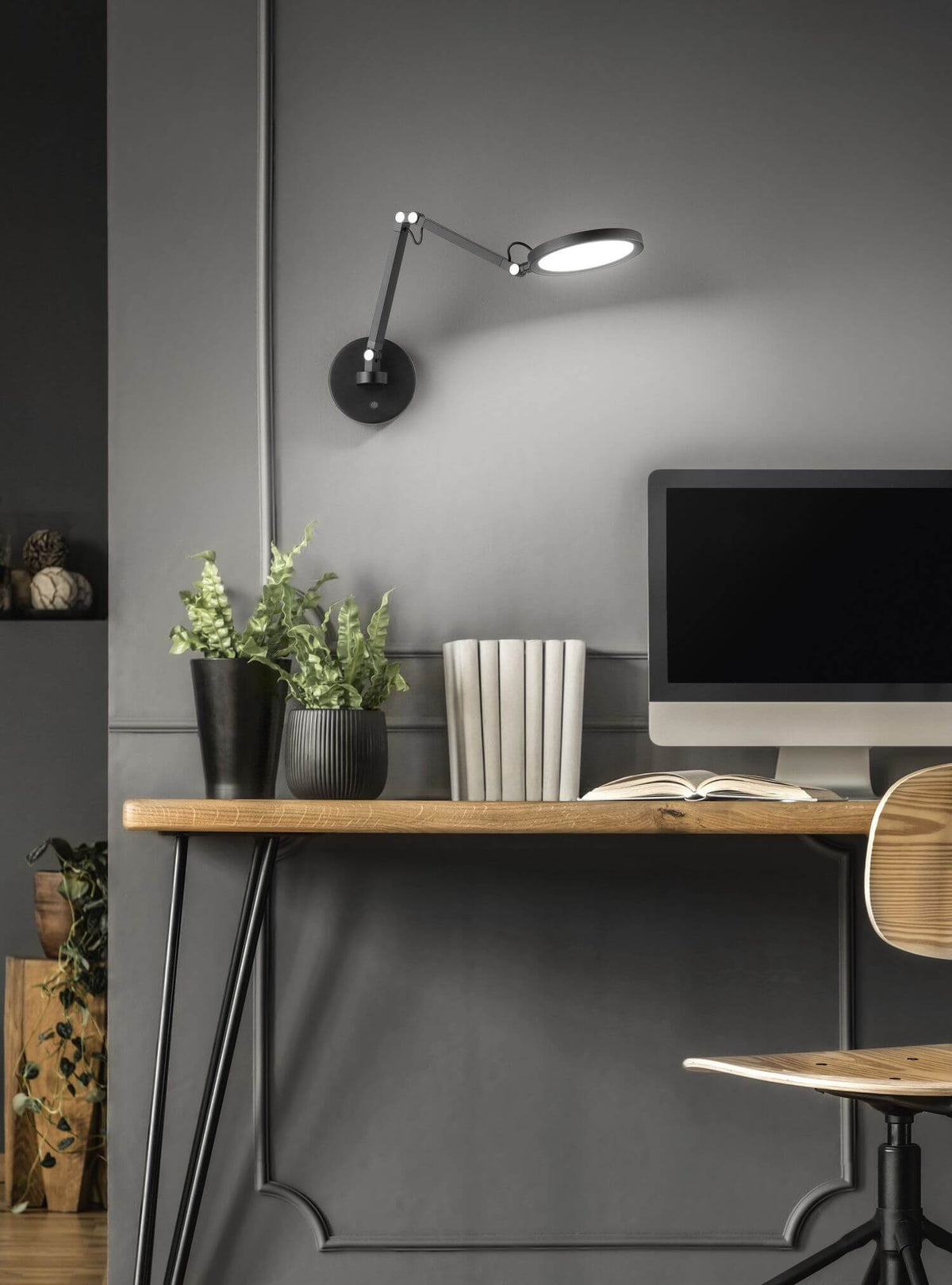 Applique murale Regina noire