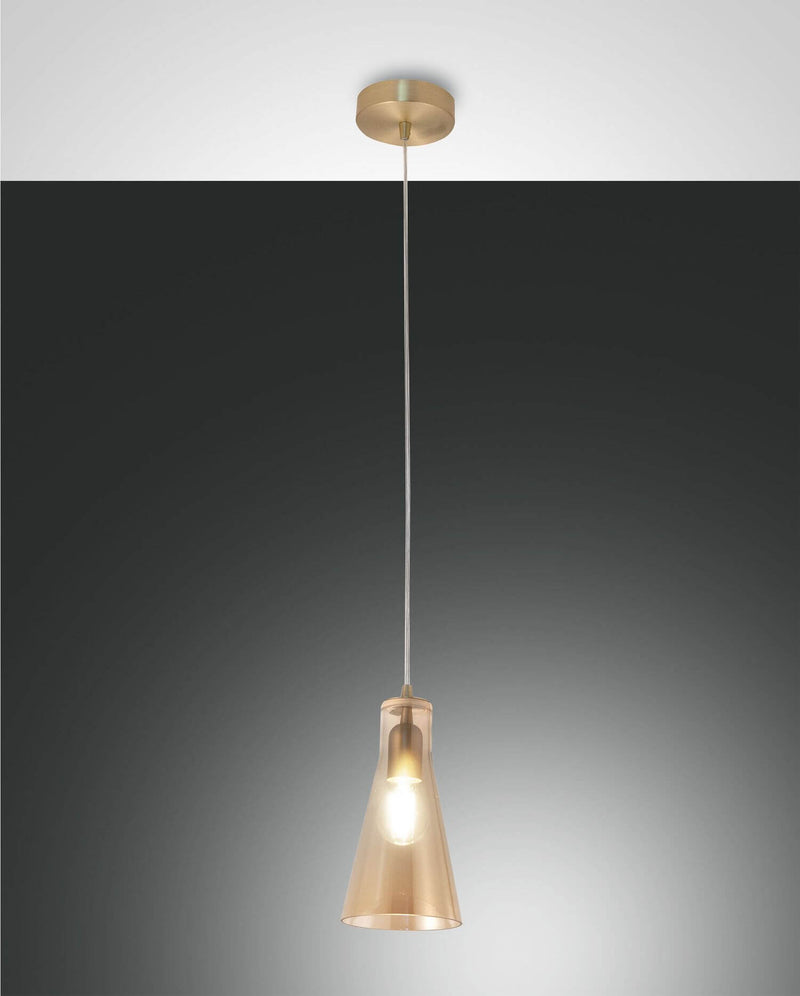Suspension luminaire | Dafne Laiton