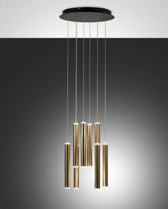Suspension Prado laiton, Ø 40 cm