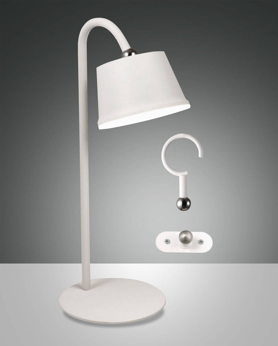 Lampe extérieure Armanda blanche, Ø 10 cm