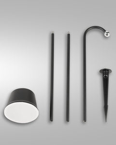 Projecteur extérieur Armanda noir